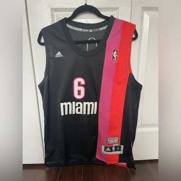 Men’s Adidas Vintage Miami Heat “Floridians” Jersey - Picture 1 of 6